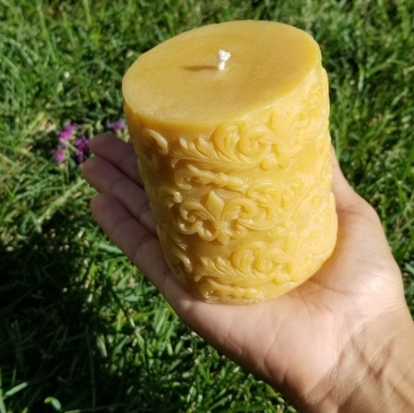 Fleur de Lis All Natural Organic 100% Pure Beeswax - Picture 4 of 6